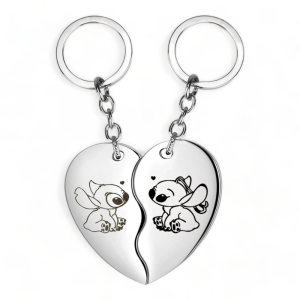 Half-Heart Stitch Keychain