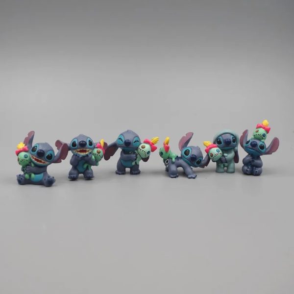 Stitch Small Figures 6-piece set