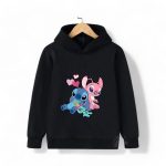 Stitch & Angel in Love Hoodie for Kids