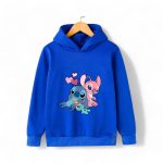 Stitch & Angel in Love Hoodie for Kids