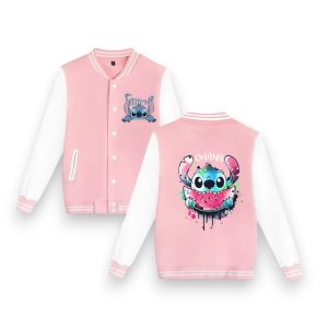 Lilo and Stitch varsity jacket.