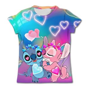 3D Stitch Kids T-Shirt