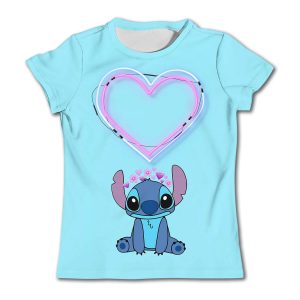 Sleepy Stitch lounging with a cozy 3D design for kids