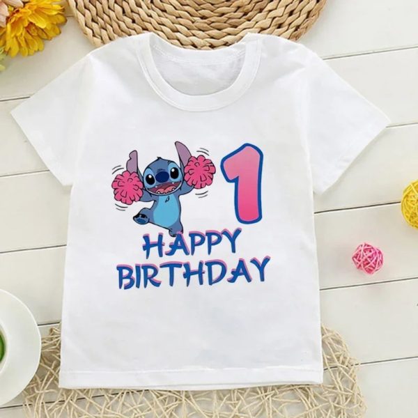 Stitch 1st birthday shirt