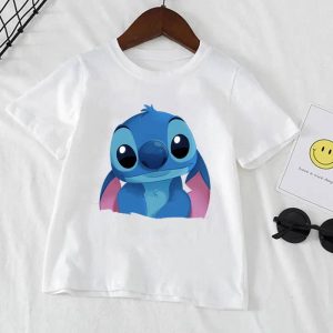 Cute Stitch Kids T-Shirt featuring adorable Stitch design