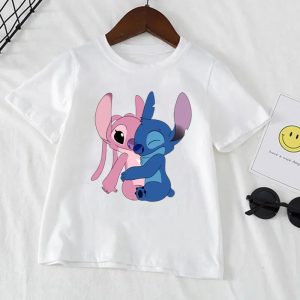 Hugging Stitch T-Shirt for Kids