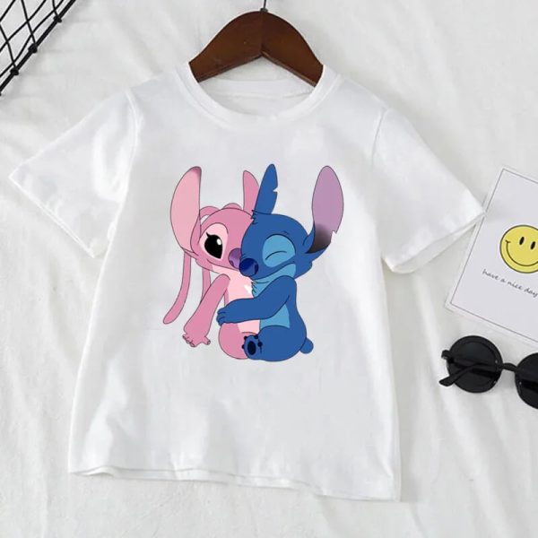 Hugging Stitch T-Shirt for Kids