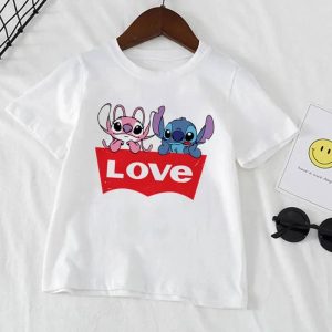 Love Stitch T-Shirt for Kids front view