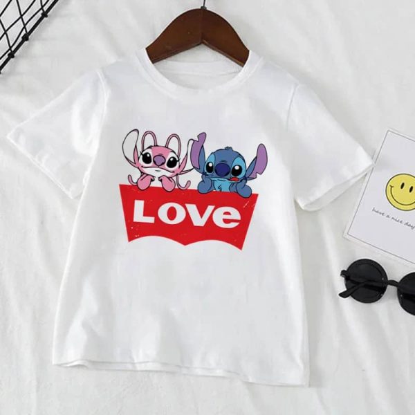 Love Stitch T-Shirt for Kids front view